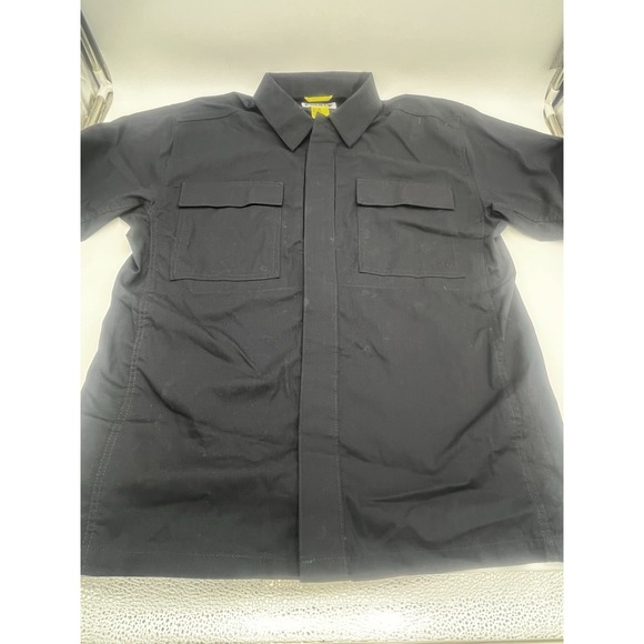 First Tactical Other - First Tactical Mens Large Black Tactical Duty Shirt Hidden Zip Police EMS